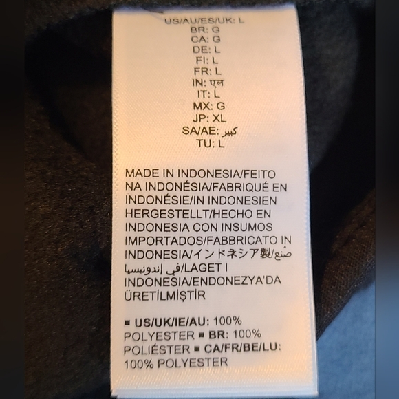 Amazon Essentials Men's Full-Zip Polar Fleece Vest Large NWOT Black zip pockets - Picture 3 of 9